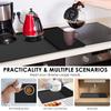 1 Pc Silicone Coffee Mat Detachable Espresso Machine Mat Multi-purpose Dish Drying Pad Non-Slip Bar Mats for Countertops Kitchen