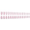 30 Pieces Reusable Faux Nail Pink Cats Eye Effect Almond Shape Press On Nail For Various Occasions