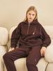 Leupeulle Mori Eye Triple Zip-Up Sweatshirt (Brown)