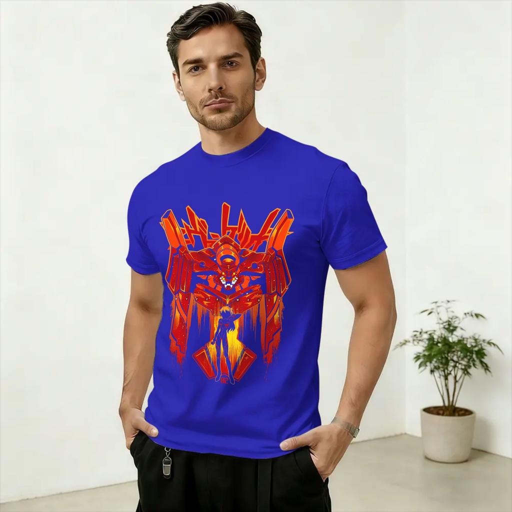 Evangelions EVA Zero 01 TShirt Summer Cotton T Shirts For Unisex Novelty Casual Tee Shirt ShortSleeved Y2K Funny Tops