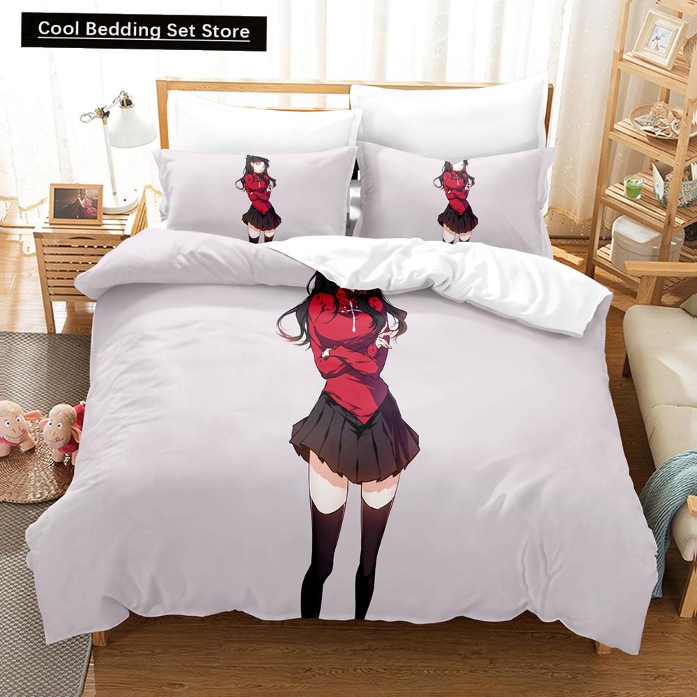 New Fate/stay night Unlimited Blade Works Bedding Sets Duvet Cover Set With Pillowcase Twin Full Queen King Bedclothes Bed Linen