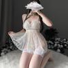 Sexy Lingerie Hot Suspender Nightdress Temptation Free Princess One-piece Hollow Short Pajamas