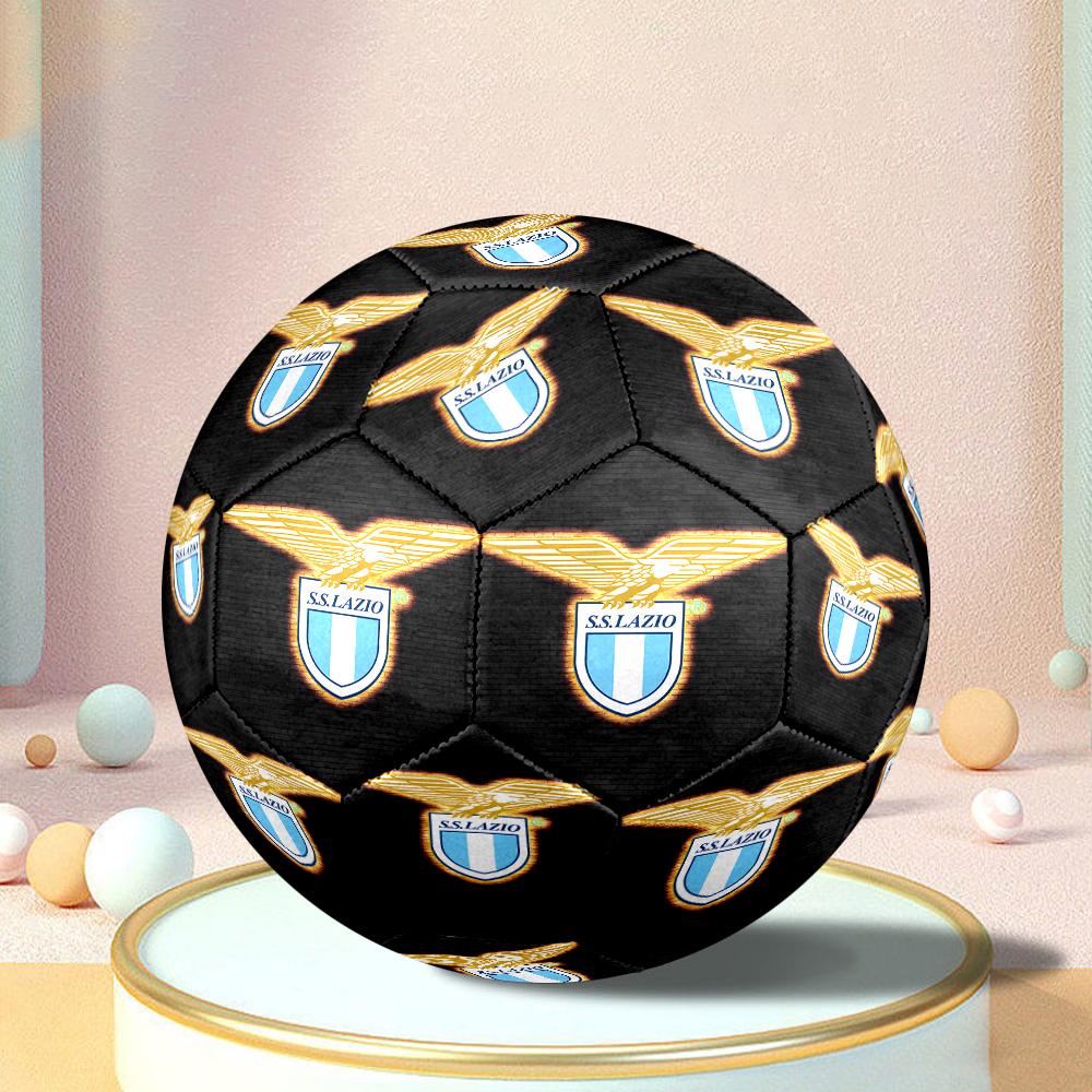 Lazio Football Crest Size 5 Soccer Balls, Anti-Slip, Protective Football, Outdoor Sport, a Unique Gift Suitable for him/her, Birthdays