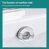 Round Sink Overflow Covers Replacement Trim Ring Cap New Sink Hole Cover  Kitchen Bathroom Supplies