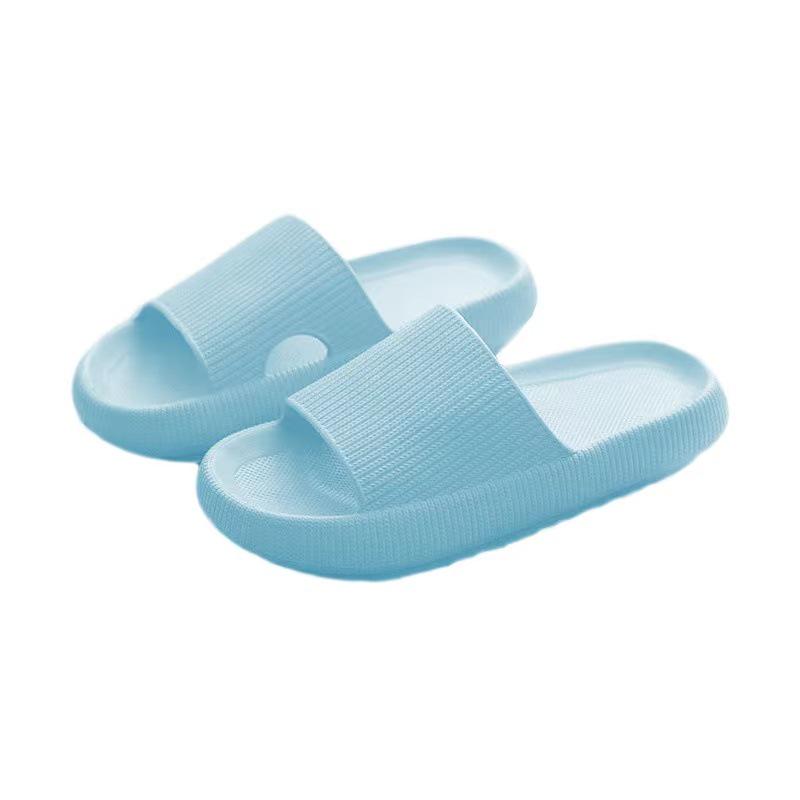 4 cm dicke Sohle Weiche EVA Hausschuhe - Damen- & Herren-Sommer-Badesandalen, höhenverstärkend und bequem