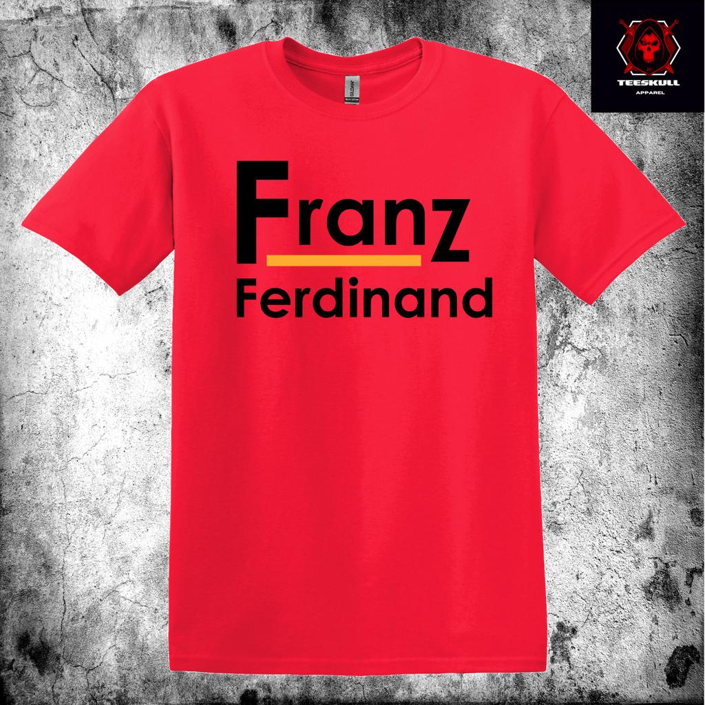T-shirt Indie Rock Franz Ferdinand Cotone Pesante Unisex S3XL