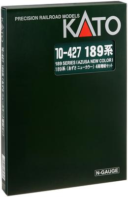KATO N Gauge 189 Series Azusa New Color Additional 4-Car Set 10-427 Railway Model Train