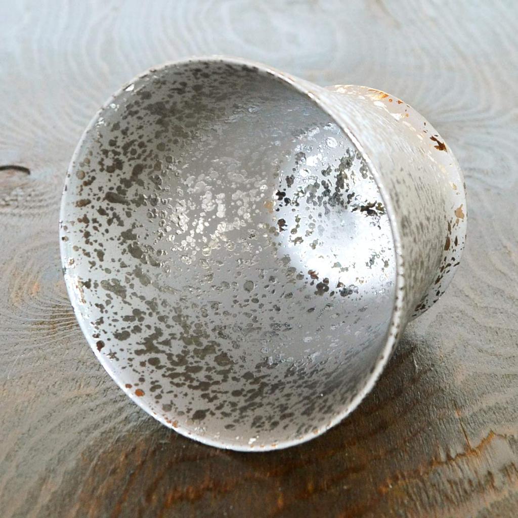 Shochu Glass Arita Ware Stylish Silver Color Supreme Shochu Glass Ceramic Made in Japan