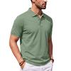 Classic Business Casual Polo Shirts for Men Short Sleeve Golf Shirts for Men Button Down Shirt Men Dress Shirts for Men