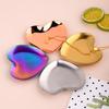 Ins Stainless Steel Water Heart Shape Cosmetics Storage Table Jewelry Tray Multi-Functional Home Dining Tray Containers
