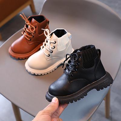 Παιδικές Μπότες για Κορίτσια Φθινόπωρο Χειμώνας Ευέλικτες Αγόρι Χιονόμπότες Μόδα Casual Παιδικά Αντιολισθητικά Σχολικές Μποτάκια Αστραγάλου Πλαϊνό Φερμουάρ