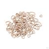 100 Pieces Shape Hearts Blank Hollow Wooden Embellishments Crafts - Heart