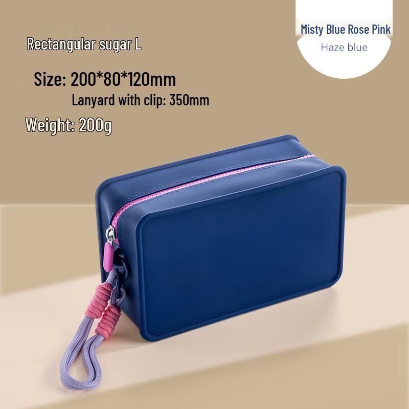 JORDAN & JUDY Silicone Travel Cosmetic Toiletry Bag Large