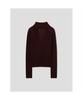 ANGGAE Cowl Neck Pullover Brown