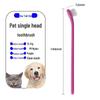 Disposable Pet Toothbrush for Dogs & Cats - Individually Wrapped for Oral Cleaning