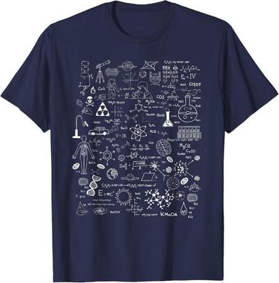Věda Fyzika Matematika Chemie Biologie Astronomie Dárek Unisexové Tričko