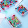 50/100/150Pcs Heart Push Pins Drawing Pins Cork Notice Board Pins Thumb Tacks for Display Picture Note Memos Poster