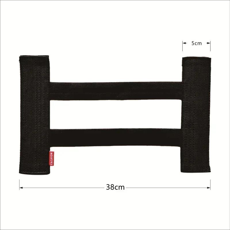 Seat Back Fixed Mesh Bag Car Trunk Elastic Mesh Fixing Strap Fire Extinguisher Holding Strap Luggage Interior Organizer Bag