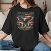 Unisex Unisex TShirt Eagle 250 Years of Freedom USA 17762026 Patriotic Vintage Pure Cotton Tees T Shirt Clothing Birthday Present