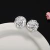 925 Sterling Silver Jewelry set earrings stud necklaces for women fine Fashion rose flower Pendant wedding Party Christmas gifts