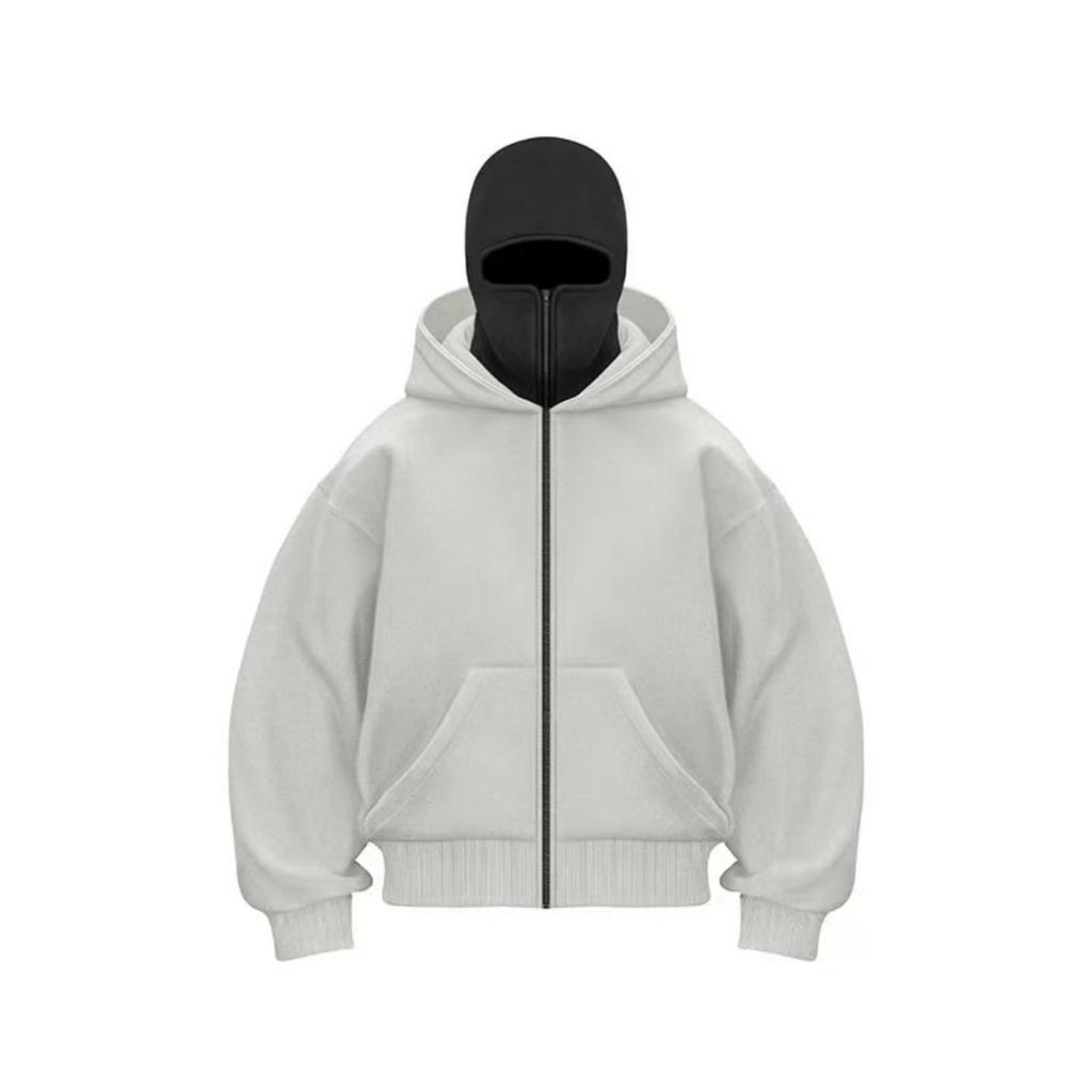 Unique Design for Spring and Autumn Season, Double-layer Hooded Zipper Sweatshirt Jacket, Loose Street Style for Men and Women, Couple Style