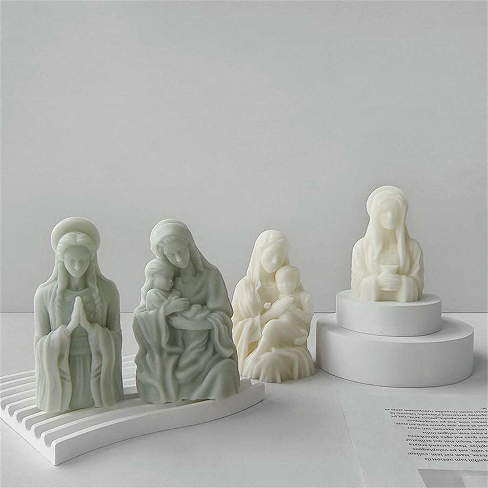 Plaster Mold Non-Stick Goddess Statue Silicone Mold Reusable Epoxy Resin Mold For Art Lovers Interior Decoration Craft