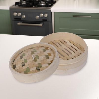 Bamboo Steamer Basket Dumpling Cooking, Bun Steaming Sum & for Desserts