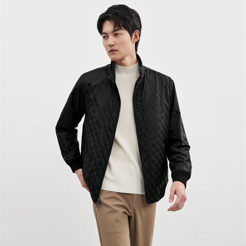 SEPTWOLVES Men's Reversible Stand-Collar Short Jacket