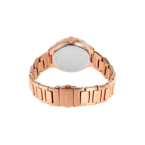 Fossil EEVIE BQ3721 Women's Watch, Pink Gold