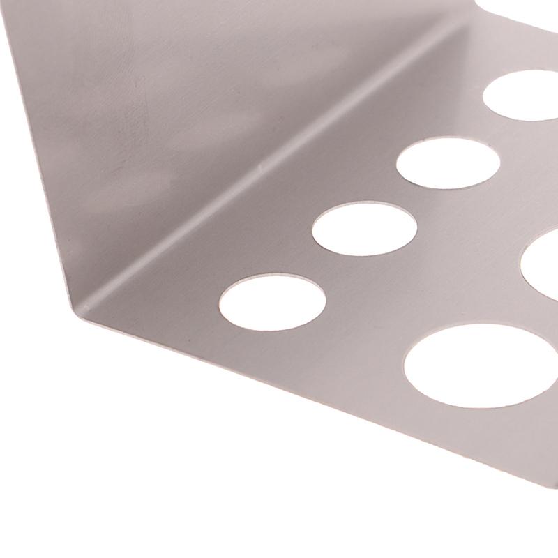 7 Löcher Edelstahl Rechteck Tattoo Tintenbecher Halter Ständer Pigmentbecher Rack