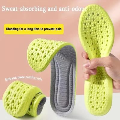 1 paar Sport Einlegesohlen Wermut Deodorant Atmungsaktive Einlegesohle Plantar Schuh Pads Männer Frauen Dämpfung Einsätze Pad