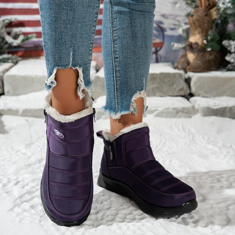 Cotton shoes women's winter thickened warm snow boots large size women's short boots direct sales