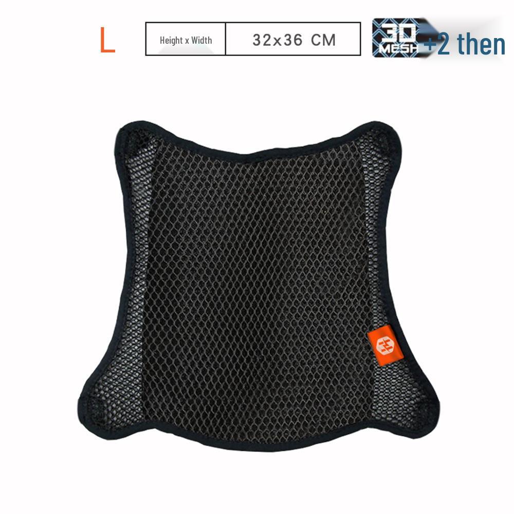 Breathable Motorcycle Seat Cover: Sun Protection & Heat Insulation Mesh Cushion for Cool Summer Comfort