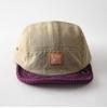 Fashion Hat Corduroy Splicing Cloth Label Color Matching Short-brimmed Hat Men's and Women's Simple Casual Versatile Fashion Trend Five-piece Hat