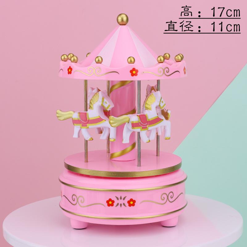

Музыкальные шкатулки-карусельки, украшение музыкальной комнаты, подарки унисекс, рождественская карусель-лошадь, домашний декор WF916