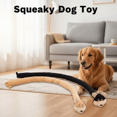 Lustiger Dackel Quietschender Hund 94cm Cartoon Geräusche machend Tragbar Weich Haustier Interaktiv Zähne schleifen