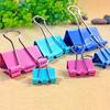 1 Tub Assorted Color Metal Paper Clamps Office Document File Ticket Binder Clips