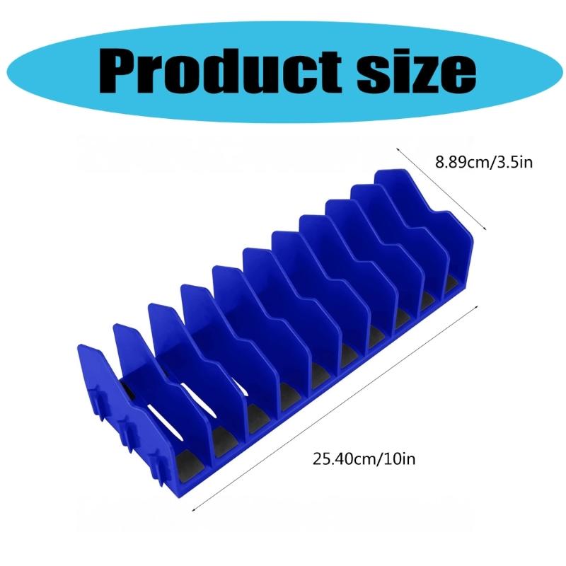 10 Slots Plier Organizer Rack Pliers Holder Wrench Cutter Hammer Storage Organizer Toolbox for Easy Tool Management