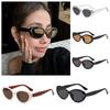 New Elliptic Frame Women Sunglasses UV Protection UV400 Retro Sunglasses Anti-Reflective Black Shades Driving