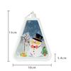 13cm/5.12in Christmas Night Light Plastics Lamp Box Old Man Snowman Sleigh Tree Peripherals Bedroom Desktop Decoration Gift Toys