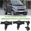 2/4PCS Front Car Hood Locking Mechanism For Smart Fortwo 451 2008-2012 4517570301C22A 4517570401C22A A4517570101 A4517570201