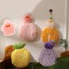 Soft Vegetable Shape Handkerchief Vegetable shape Hand Dishcloth Cute Chenille Hand Towel  Bathroom