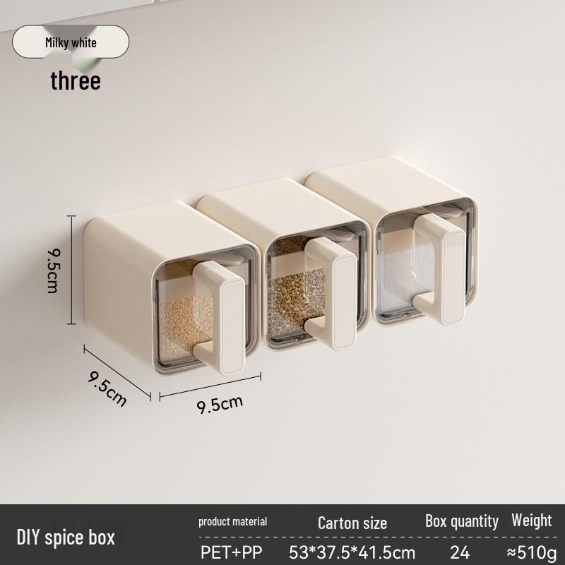 

Настенные кухонные баночки для специй: Герметичные контейнеры для чили, соли и приправ