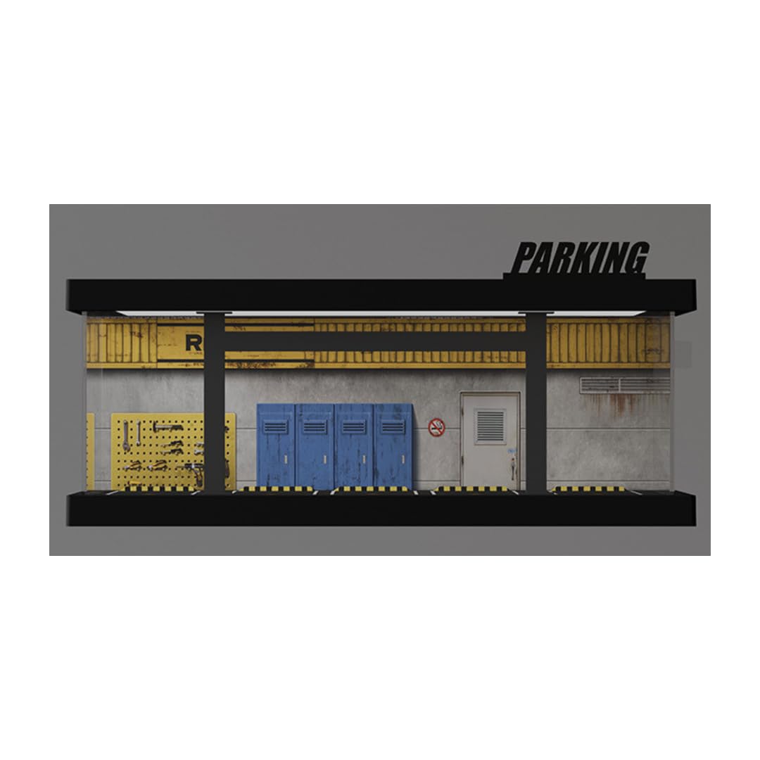 

Moreart Дисплей для масштабных моделей MO766100A Парковка Пит-лейн Диорама с миниатюрными автомобилями 1/64 (И) [Использовал]