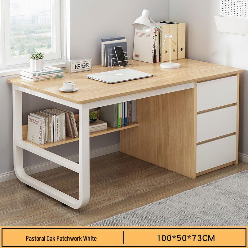 Simple Student Writing Desk with Drawer - Home Office Study Table