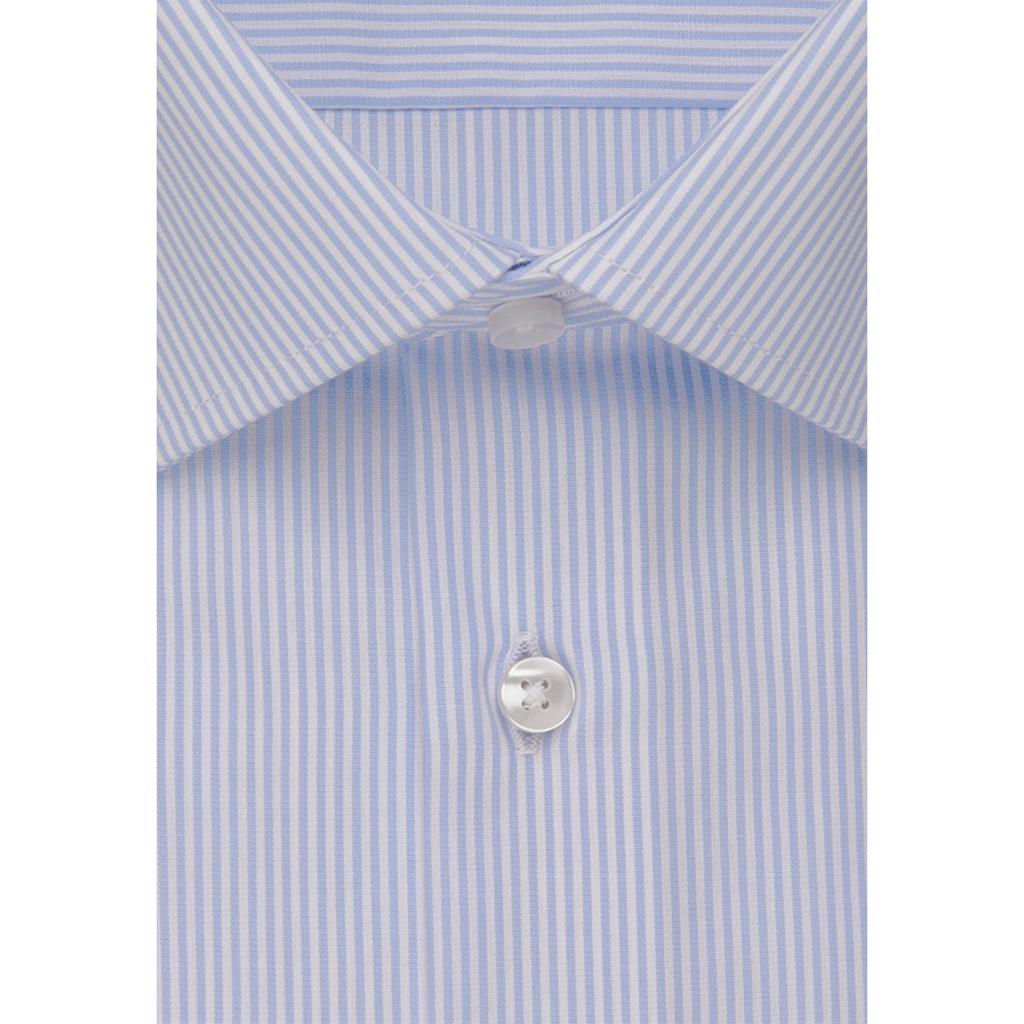 Seidensticker Mens Striped Shaped Long-Sleeved Shirt