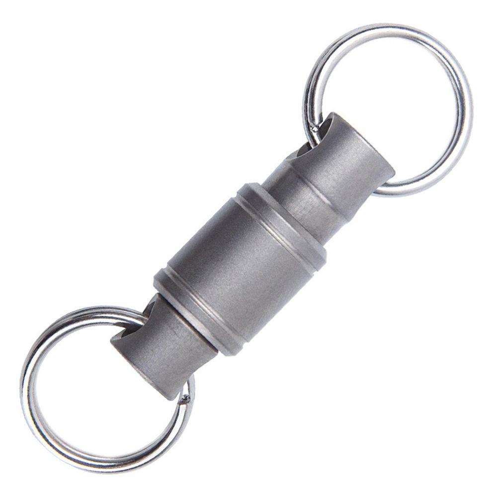 

Waist Belt Outdoor Tool Lock Holder Clip Key Chains Keychain Quick Buckle Titanium Zinc Zinc Alloy Keyring серебряный
