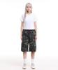 CREAM SODA LAB Women'S Standard Fit Cropped Short Sleeve Tee White