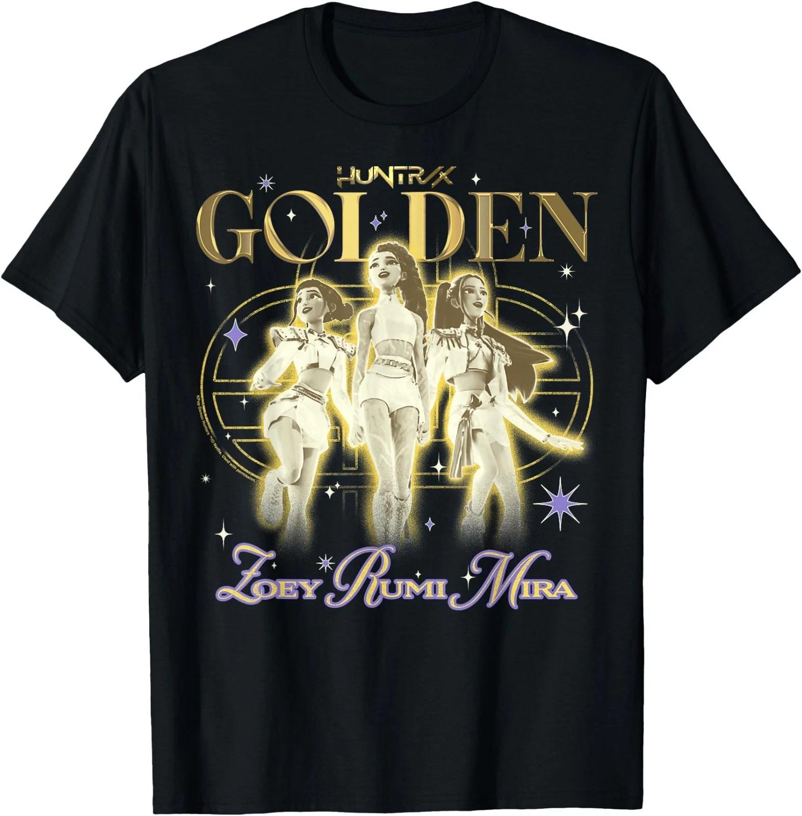 Kpop Demon Hunters Huntrix Golden Zoey Rumi Mira T-Shirt M
