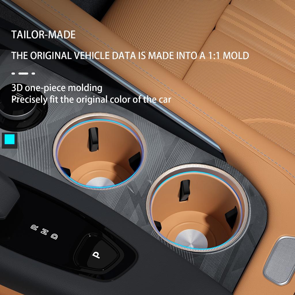 Cup holder For ZEEKR 001 2026 Central control silicone glue cup cover Stable water cup Car accessories